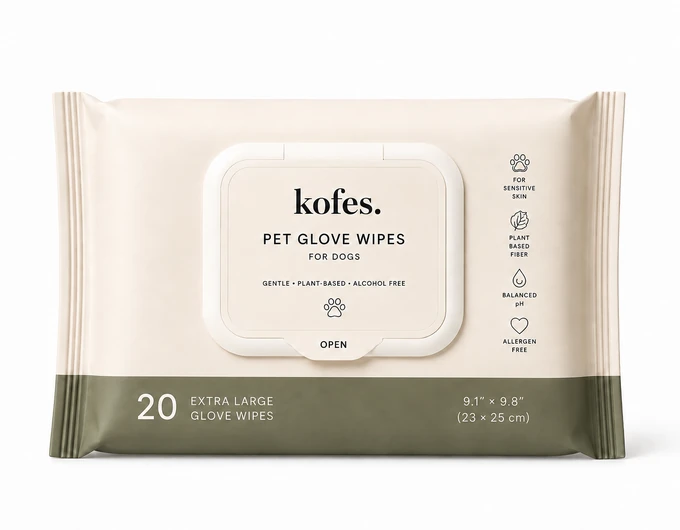 kofes. Pet Glove Wipes