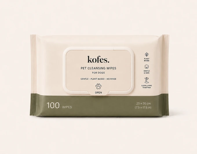 kofes. Pet Cleansing Wipes